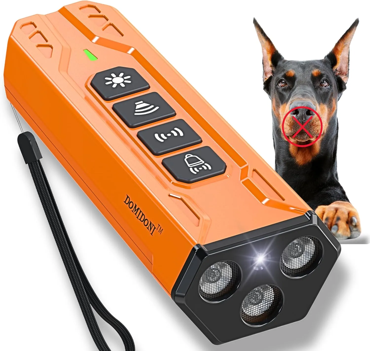 2025 Upgraded Dog Bark Deterrent Device - Anti Barking Devices for Dogs, Indoor Outdoor Use Rechargeable, Safe for Dogs & Humans, Portable No More Barks Ultrasonic Dog Training Device (Alpha Pro)