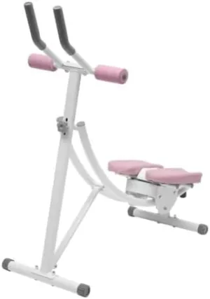 Ab Workout Machine with LCD Monitor, Foldable Sit Up Bench Core Abdominal Trainer, Multifunction Home Gym Equipment for Leg,Thighs,Buttocks,Rodeo,Sit-up Exercise