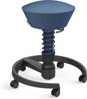 aeris Swopper New Edition Ergonomic stool with castors - Dynamic office chair for a healthy back - office stool and seat trainer - 17.7-23.2" spring strut type Standard