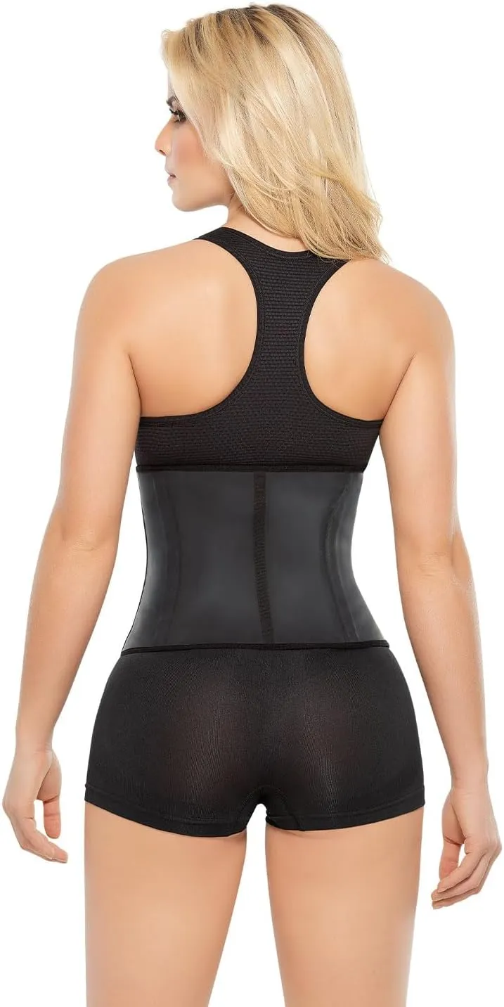 Ann Chery 2055 Women’s Latex Waist Cincher | No-Hook Velcro Adjustable Colombian Body Shaper | Daily Use Corset and Support