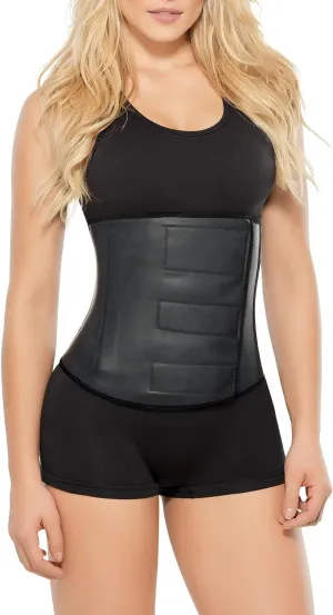 Ann Chery 2055 Women’s Latex Waist Cincher | No-Hook Velcro Adjustable Colombian Body Shaper | Daily Use Corset and Support