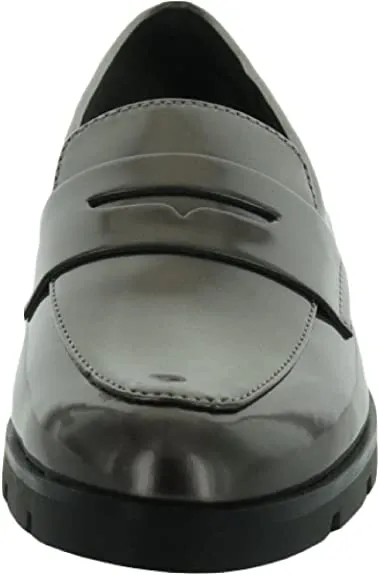 Anne Klein Lynna Pewter Patent 6.5 M