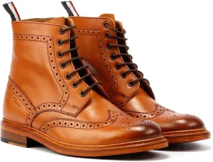 Ben Sherman Arthur Leather Men's Tan Boots - US 9