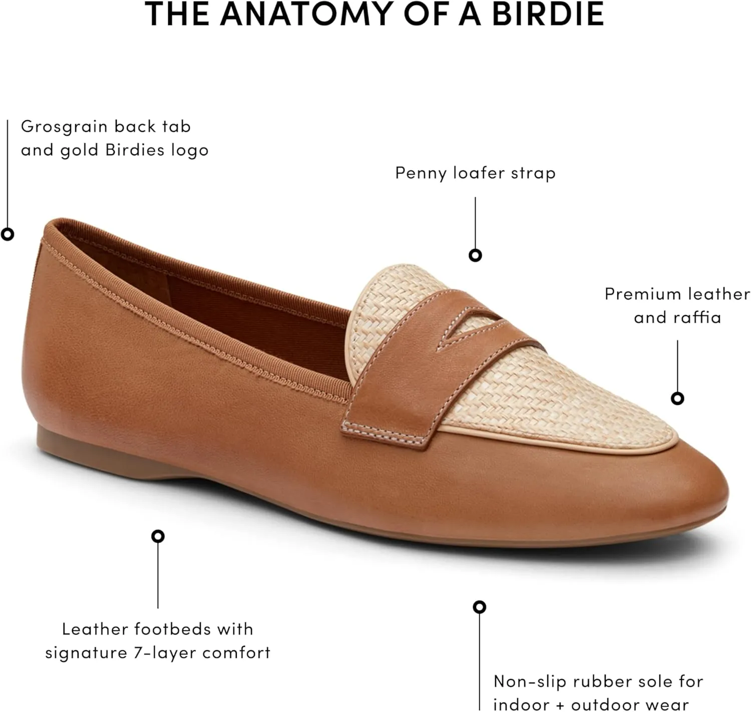Birdies Women's Vesper, Slip-On Flats, Comfortable Casual Dressy Shoes