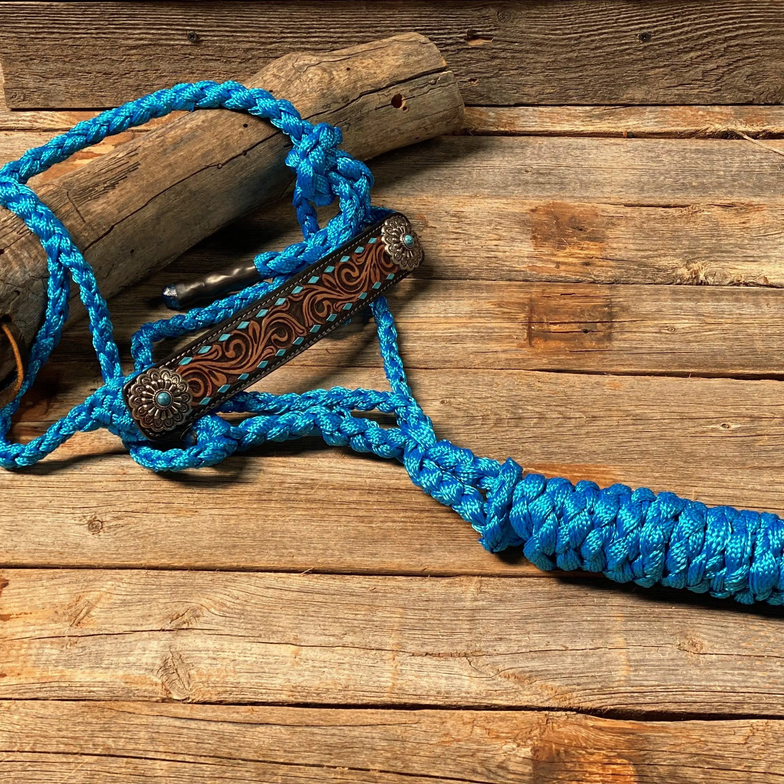 Blue Mule Tape Halter - Turquoise #MT209