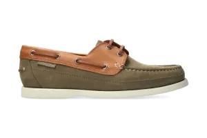 'Boating' men's boat shoes - Green