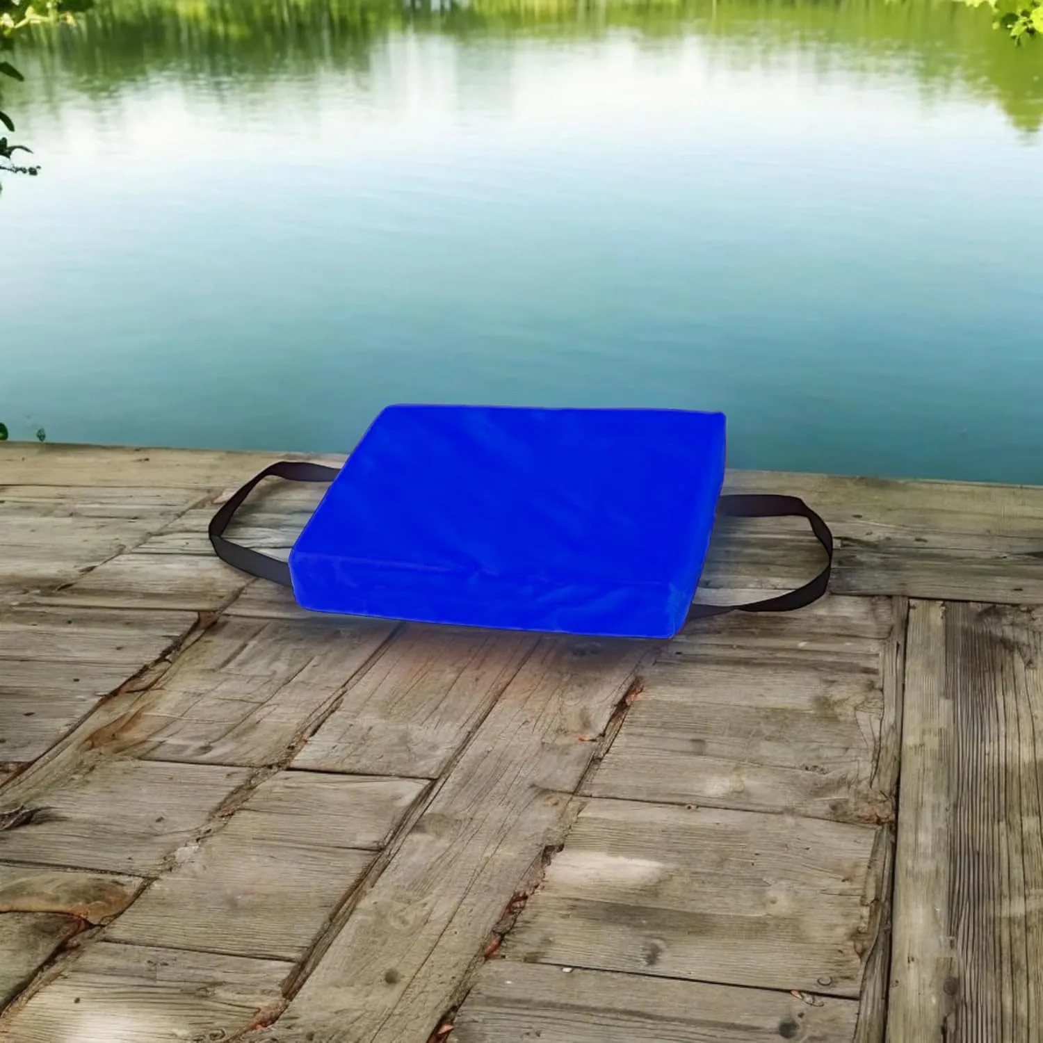 Bradley Type IV Boat Cushion USCG Approved Throwable Flotation Device; Coast Guard Approved Throw Preserver with Foam Cushion; throwable Boat seat Safety Device