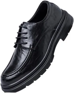 Business Casual Modern Work Wedding Shoes Men's Fashion Dress Oxford Style Formal Classic Lace Up