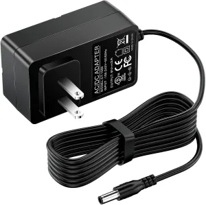 Charger Compatible with Bowflex Max Trainer Power Cord Compatible with Bowflex Max Trainer M5 Power Cord, M3 M7 M8 HVT Exercise Elliptical Treadmill Cardio Machine Solopen (ETL Listed)