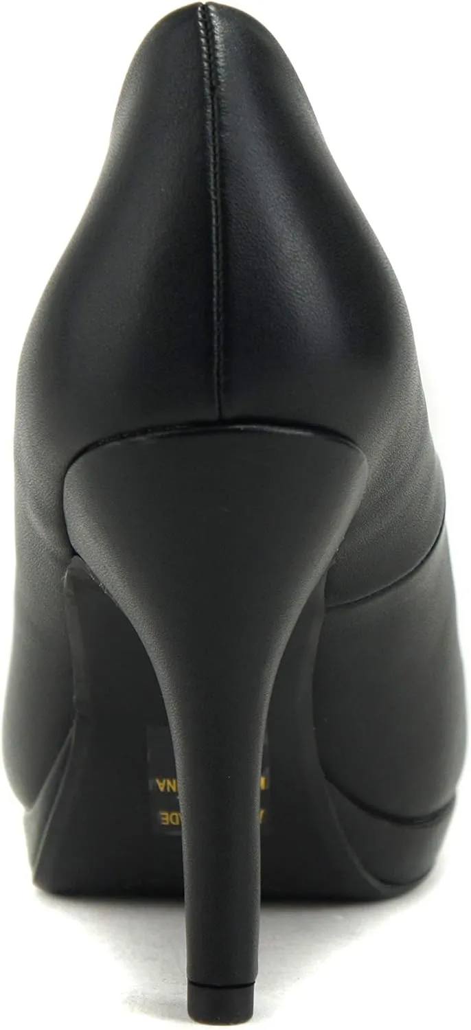 CITYCLASSIFIED #Jack Women's Classic Dress Pump w Extra Cushioned in Sole, Round Toe & Platform