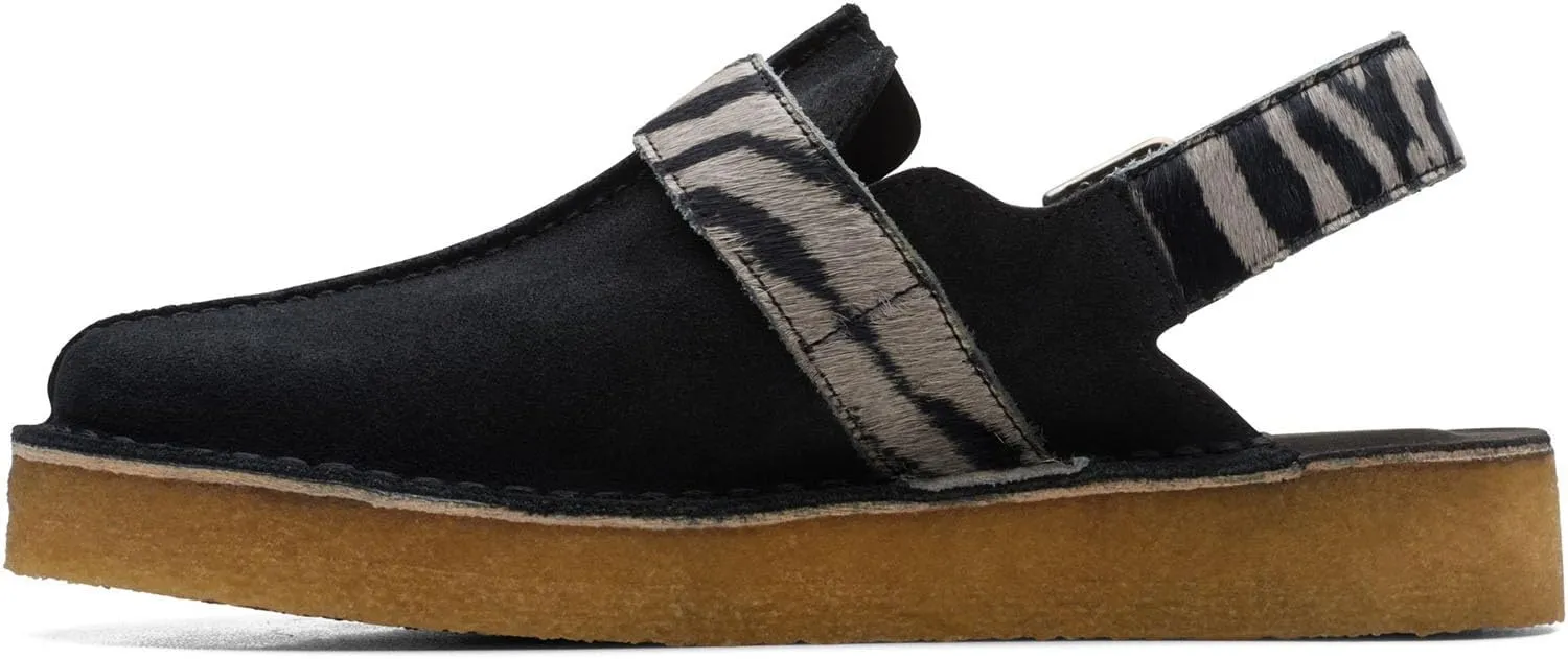 Clarks - Womens Trek Mule Shoes, Color Zebra Print, Size: 10.5 M US
