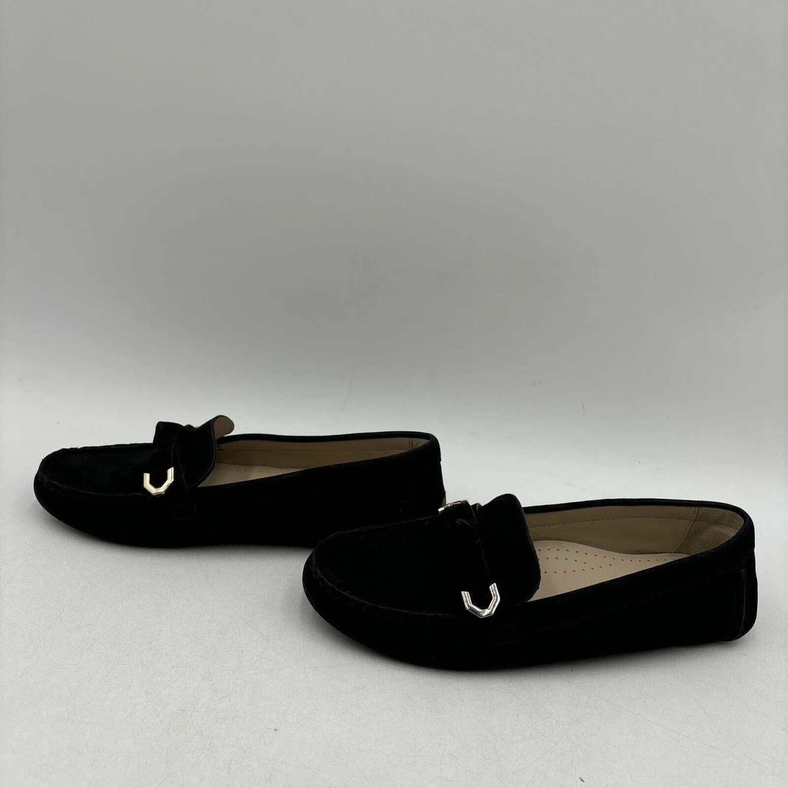 Cole Haan Women's Evelyn Driver Loafers Black Size 5.5B - Very Good