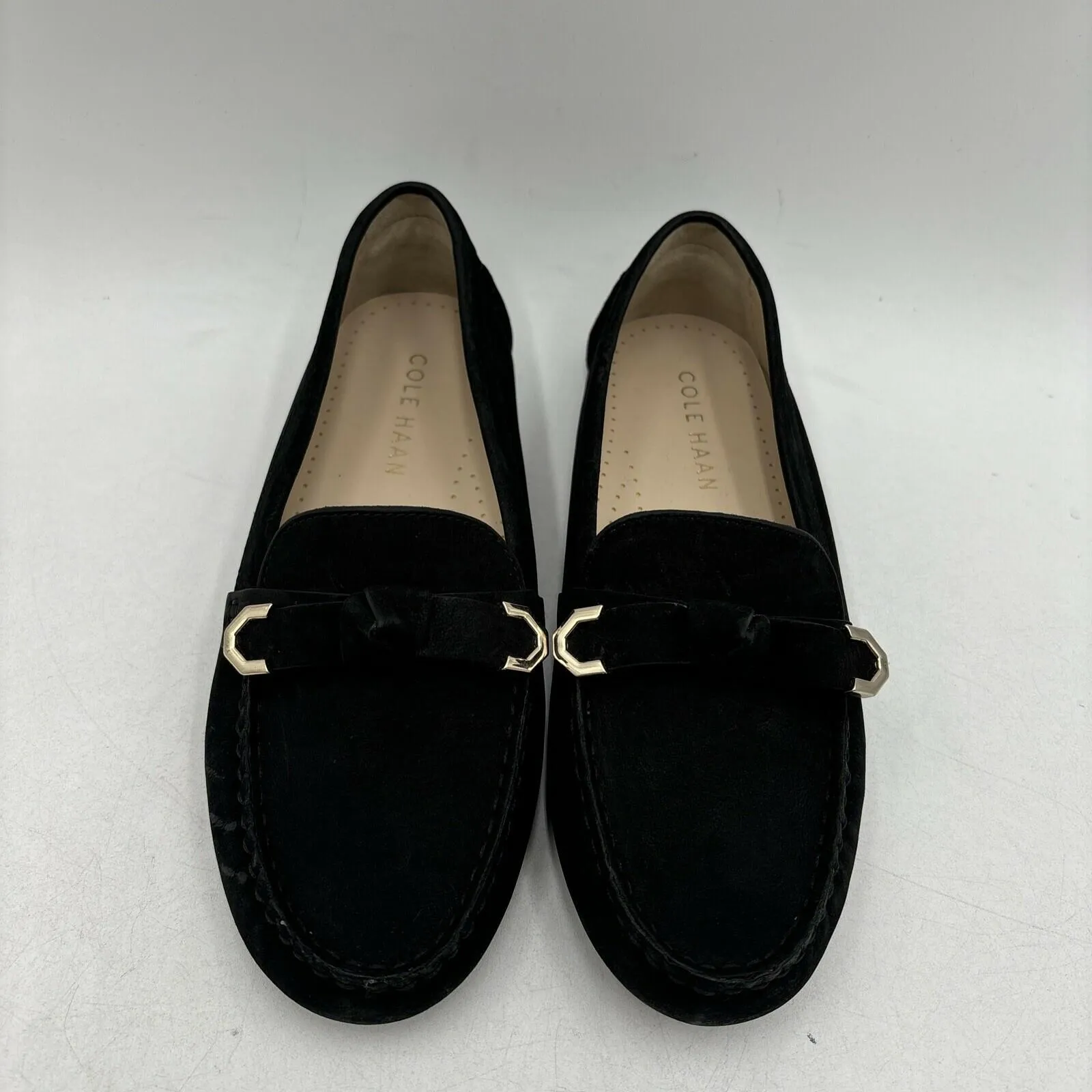 Cole Haan Women's Evelyn Driver Loafers Black Size 5.5B - Very Good