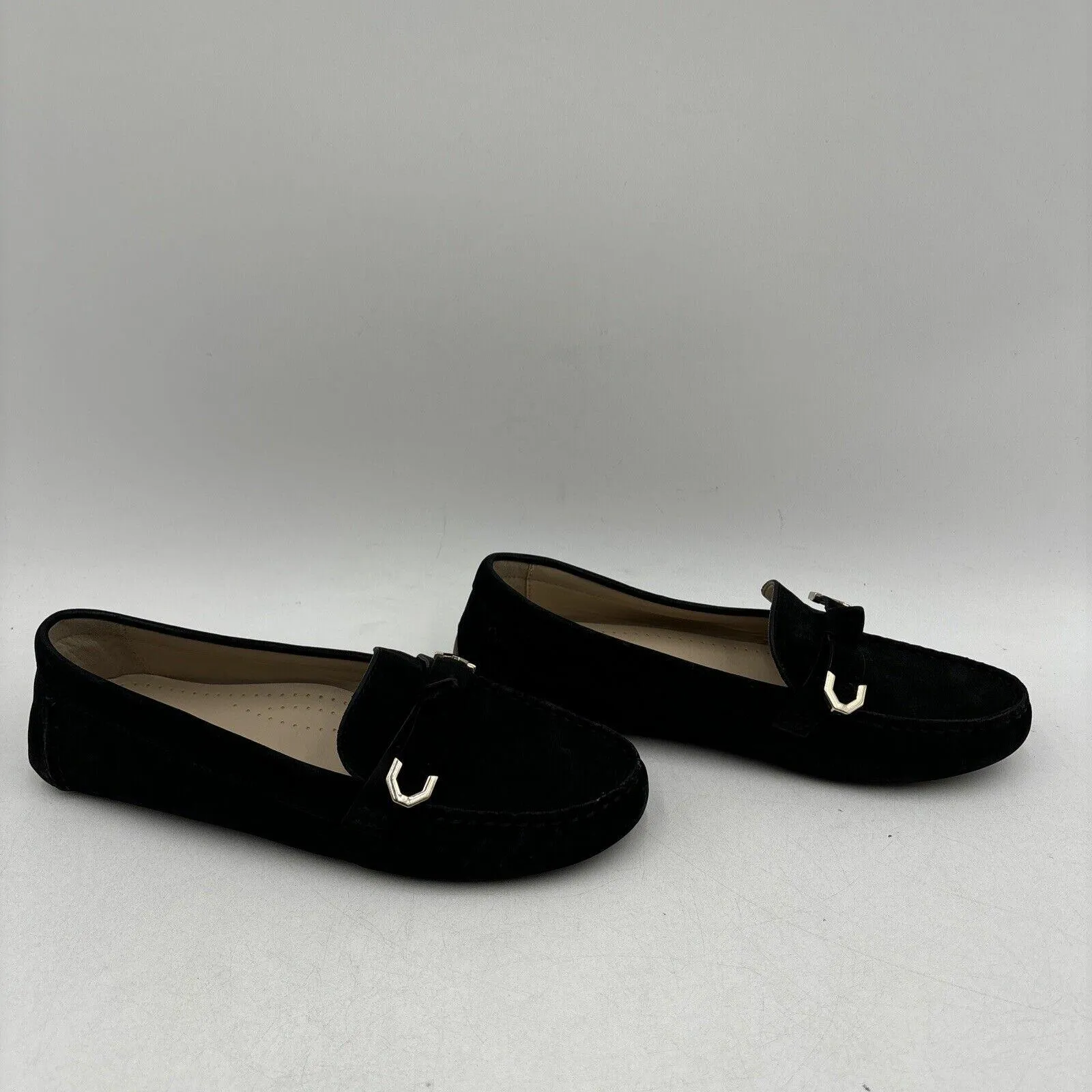 Cole Haan Women's Evelyn Driver Loafers Black Size 5.5B - Very Good