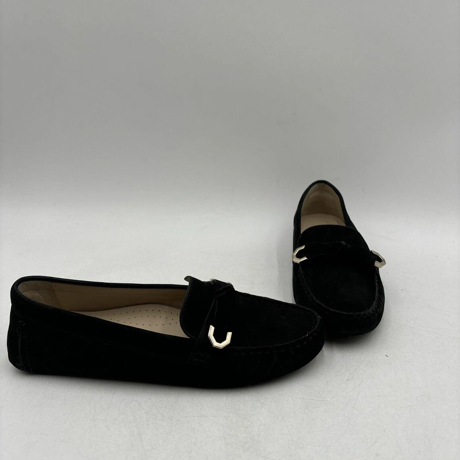 Cole Haan Women's Evelyn Driver Loafers Black Size 5.5B - Very Good