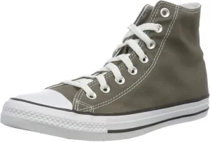 Converse Unisex Chuck Taylor All Star Hi Top Sneakers Charcoal, US Men's 7 / Women's 9