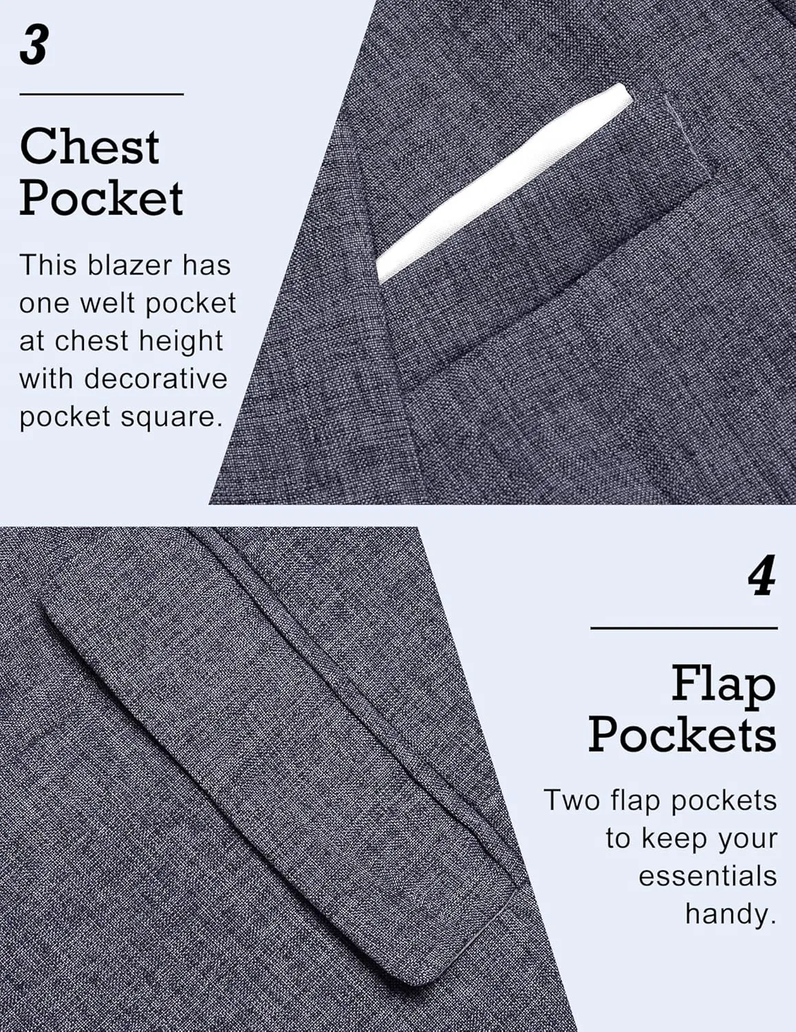 COOFANDY Men's Casual Suit Blazer Jackets Lightweight Sports Coats One Button Linen Texture Jacket