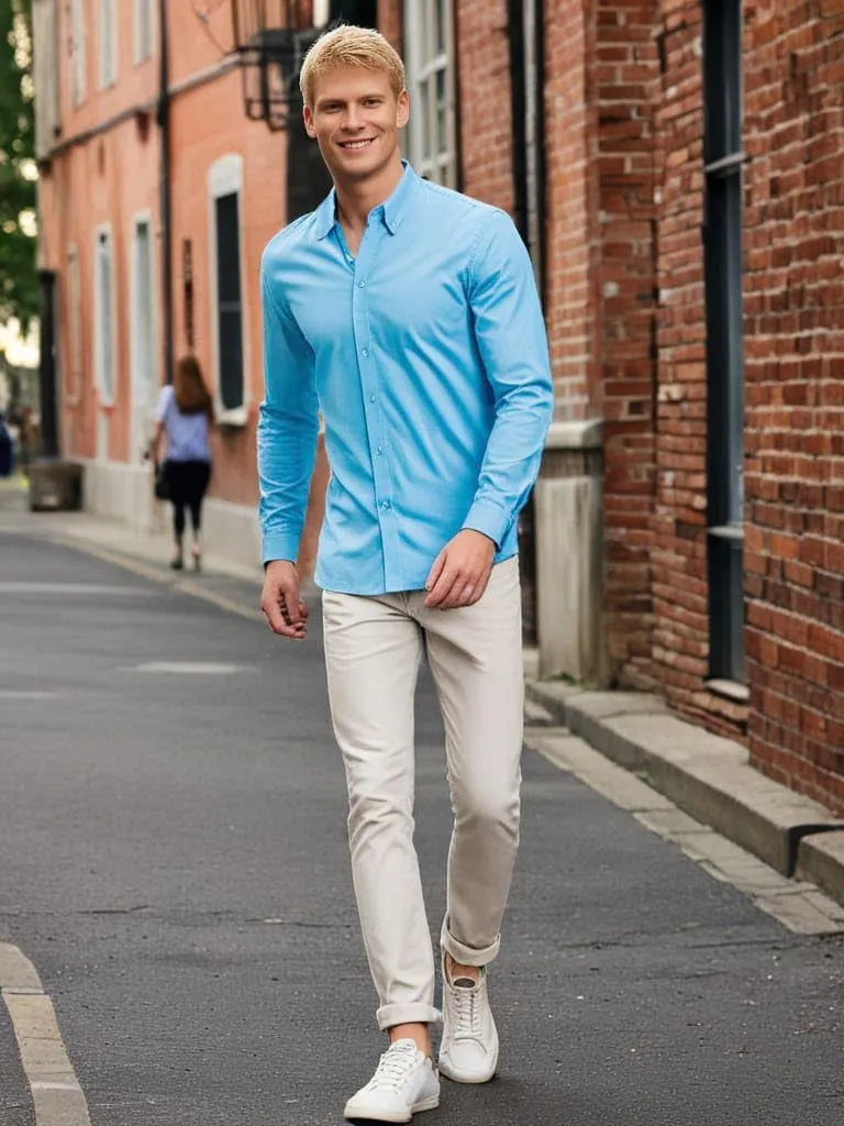 cotton king Mens Shirts | 100% Cotton Long Sleeve Shirts for Men | Button Down Shirt Men | Oxford Mens Dress Shirt