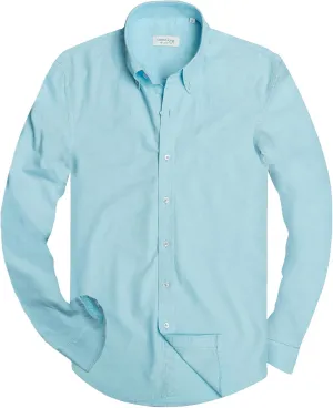cotton king Mens Shirts | 100% Cotton Long Sleeve Shirts for Men | Button Down Shirt Men | Oxford Mens Dress Shirt