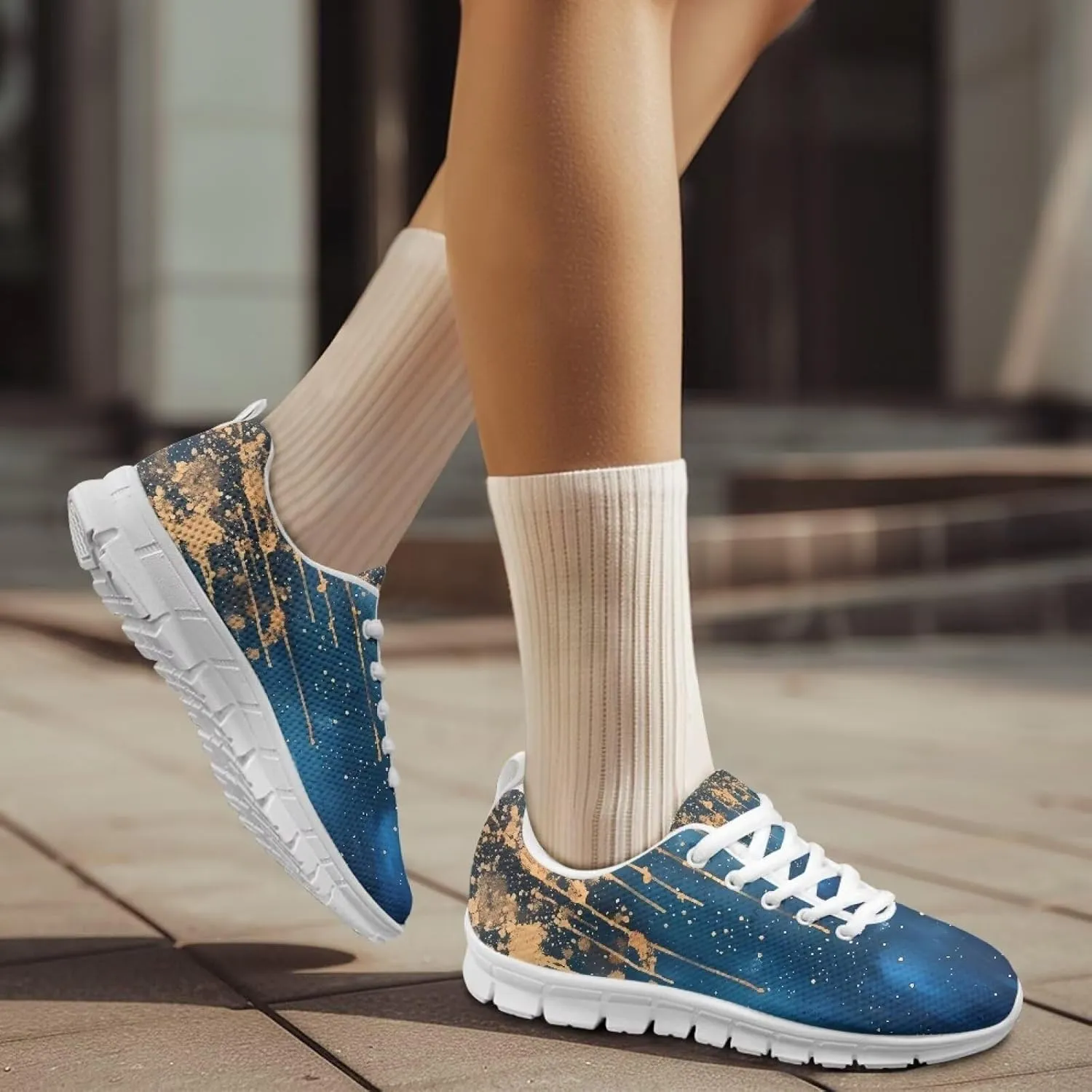 Cushioned Athletic Sneakers Low Top Casual Shoes for Men Lightweight Comfortable Non Slip Shoes for Workout US 5-14 White Sole