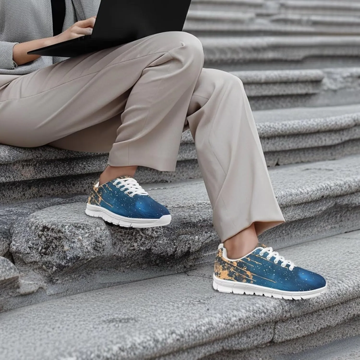Cushioned Athletic Sneakers Low Top Casual Shoes for Men Lightweight Comfortable Non Slip Shoes for Workout US 5-14 White Sole