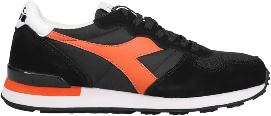 Diadora Mens Camaro Lace Up Sneakers Shoes Casual - Black