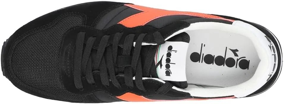 Diadora Mens Camaro Lace Up Sneakers Shoes Casual - Black