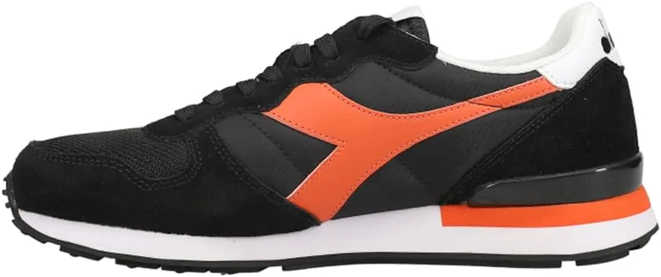 Diadora Mens Camaro Lace Up Sneakers Shoes Casual - Black