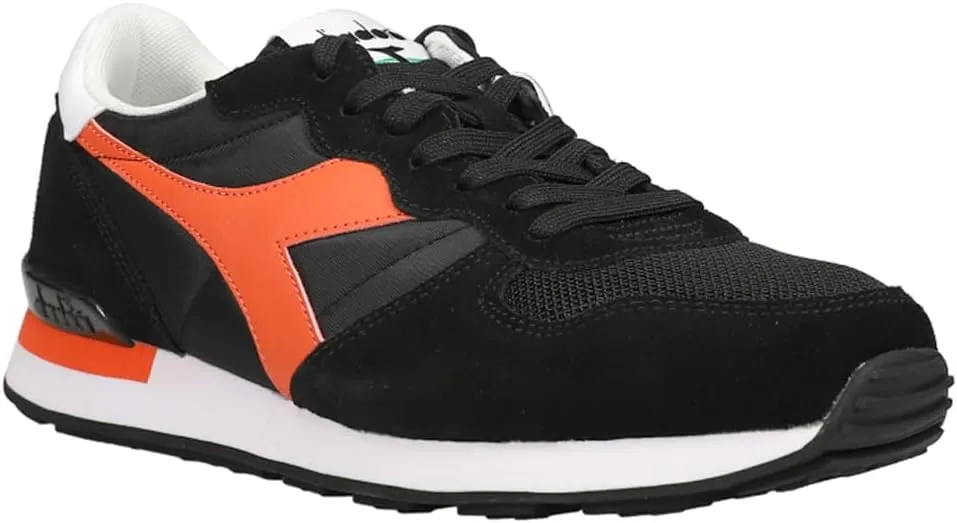 Diadora Mens Camaro Lace Up Sneakers Shoes Casual - Black