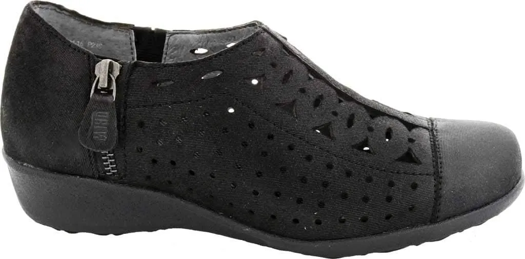 Drew Shoe Metro Women's Therapeutic Diabetic Extra Depth Shoe Leather Zipper