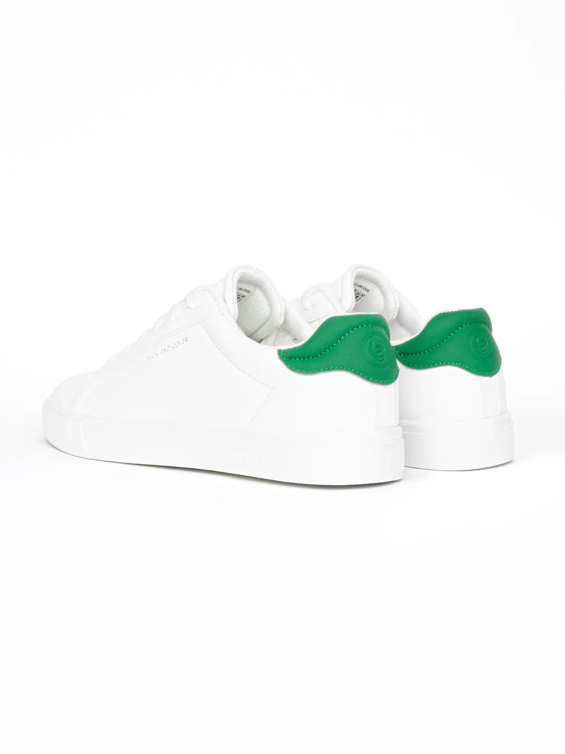 Duck & Cover Clasper Trainers White/Green