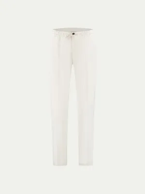 Ecru Linen Seaside Trousers