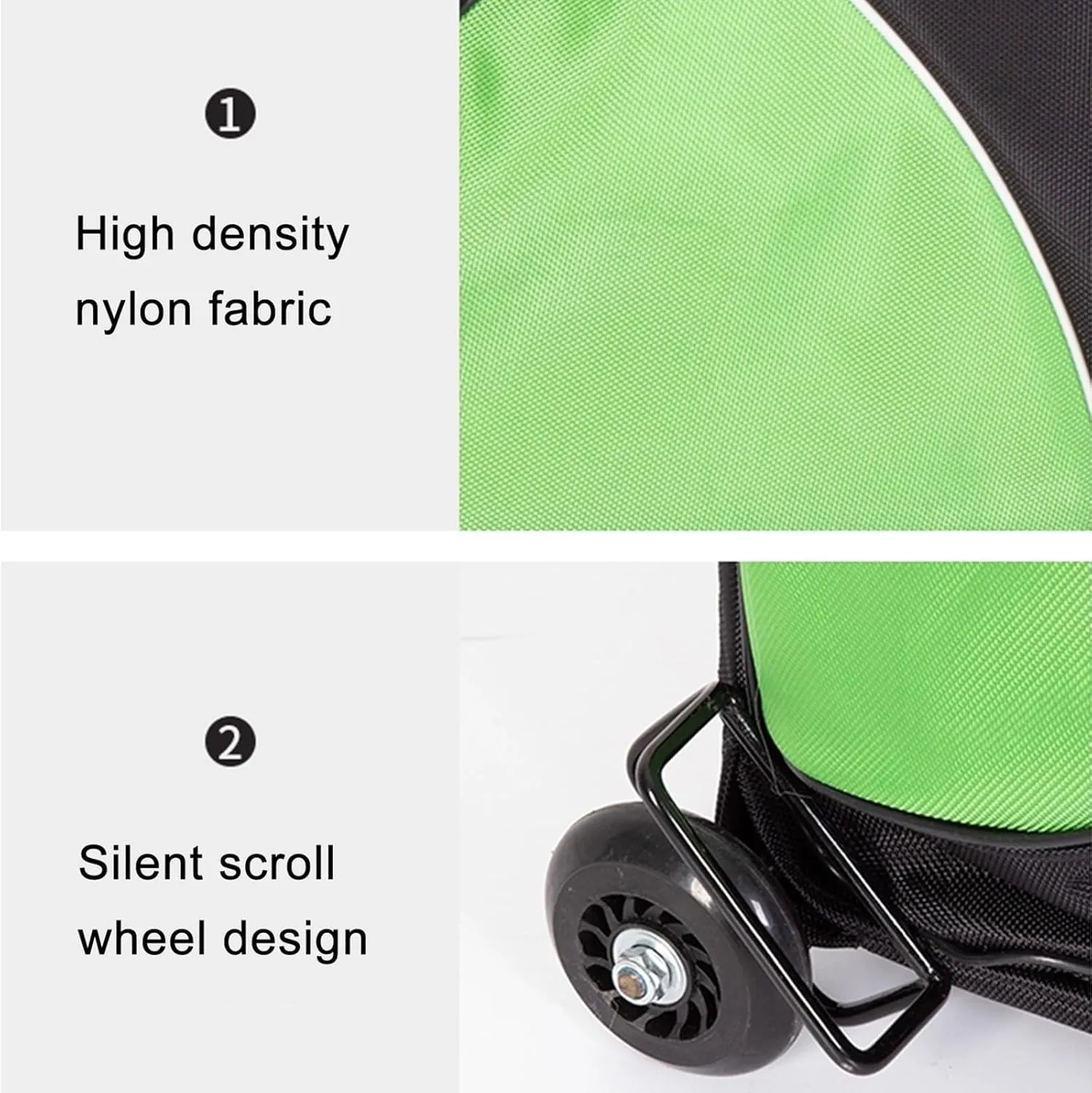 Fencing Draw-bar Wheel Bag for Mask Sword and Fencing Suit, Waterproof Oxford Fabric, Fencing Trolley Rollbag for Epee Saber and Foil(Blue)