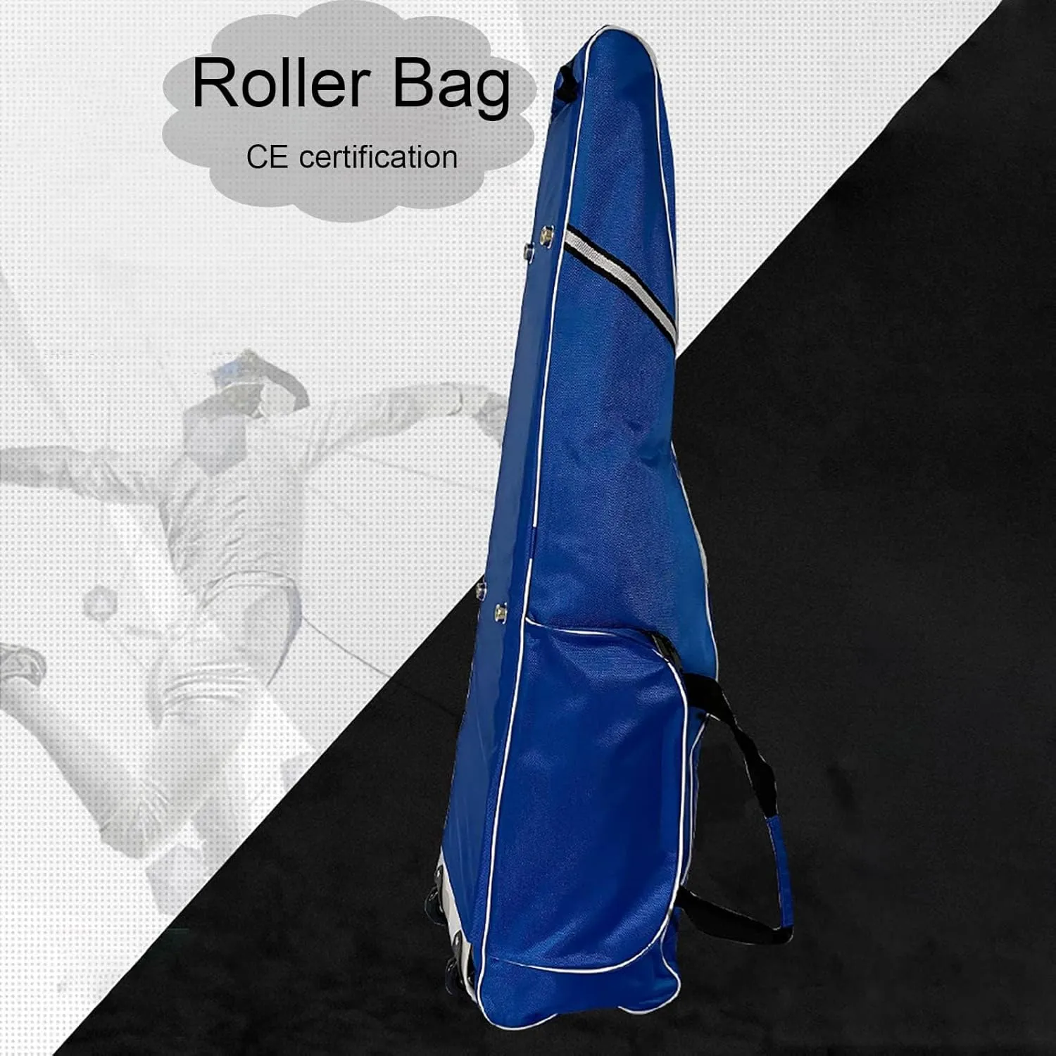 Fencing Sword Bag - Fencing Roller Bag - Fencing Draw-bar Wheel Bag for Epee Saber and Foil - Portable Fencing Bag - Storage Bag for Adult and Child