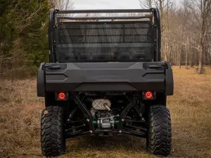 Fits Kawasaki Mule Black Rear Dust Screen by GrilleAdz UTV Accessories