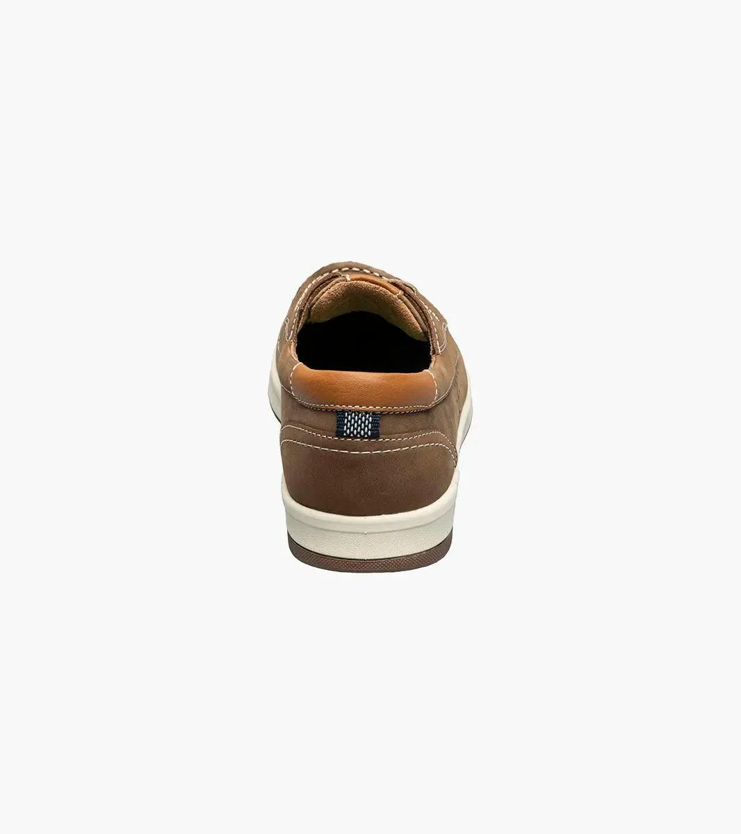 Florsheim - CROSSOVER Elastic Lace Moc Toe Boat Shoe Mushroom