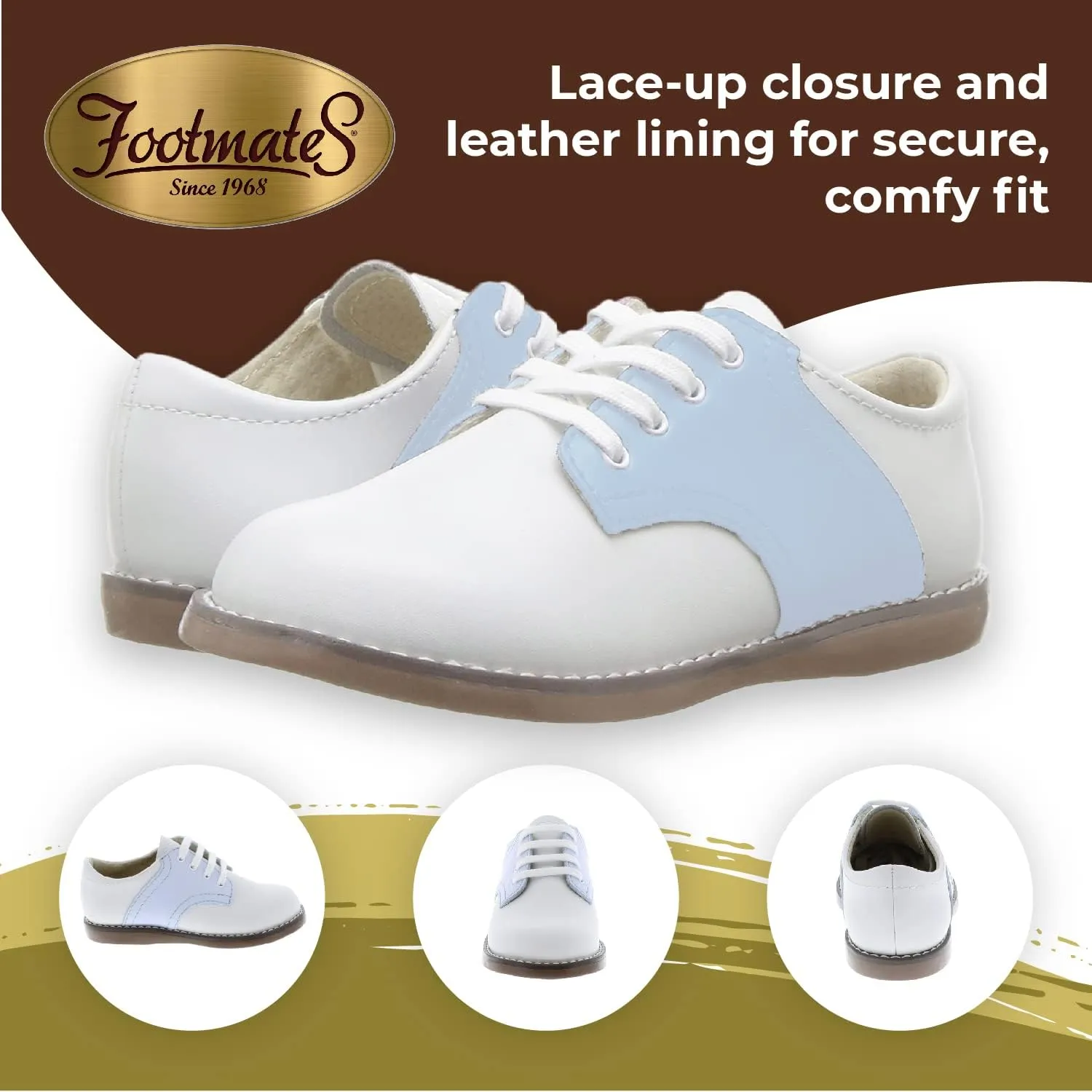 FootMates Cheer 3 Lace-Up (Infant/Toddler/Little Kid)