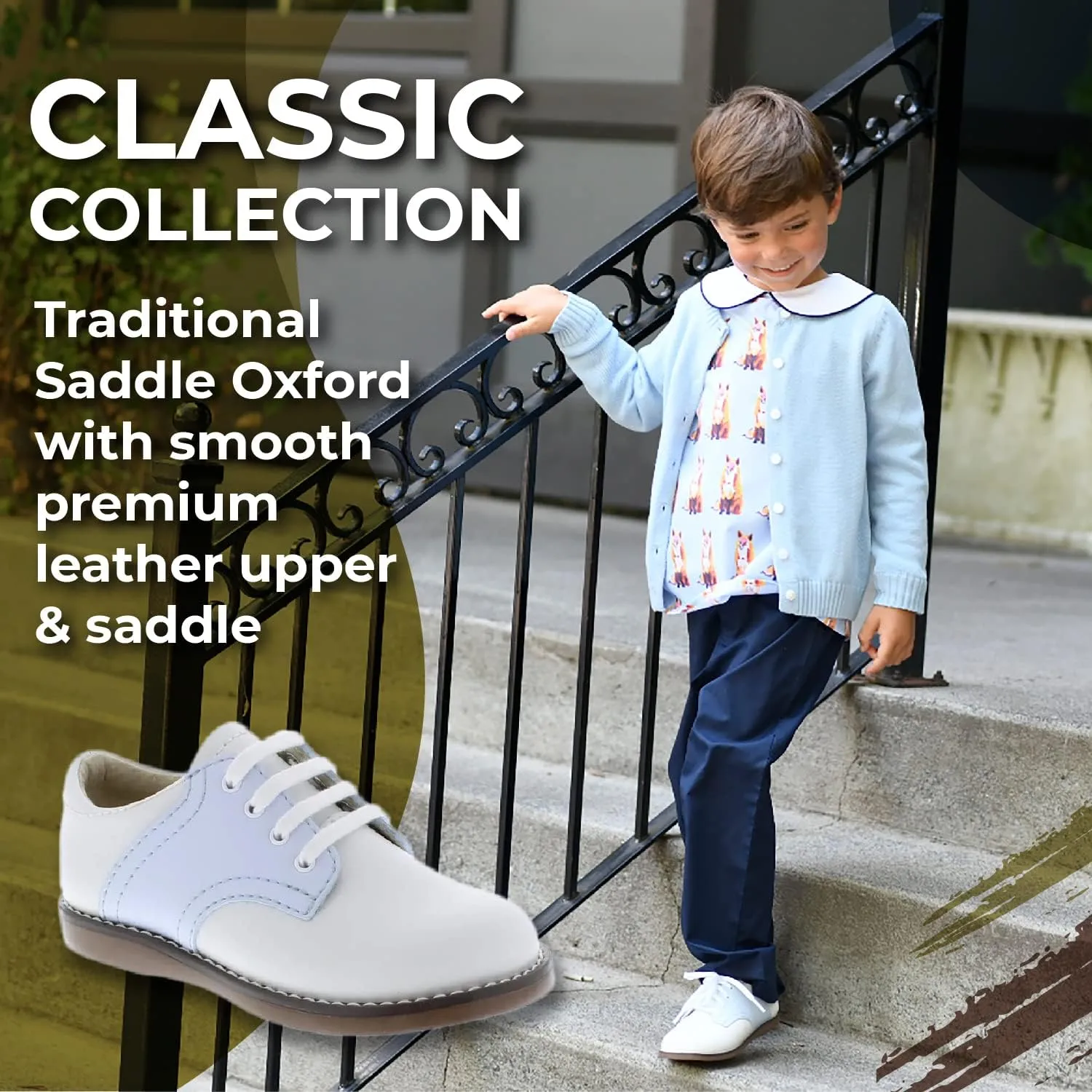FootMates Cheer 3 Lace-Up (Infant/Toddler/Little Kid)