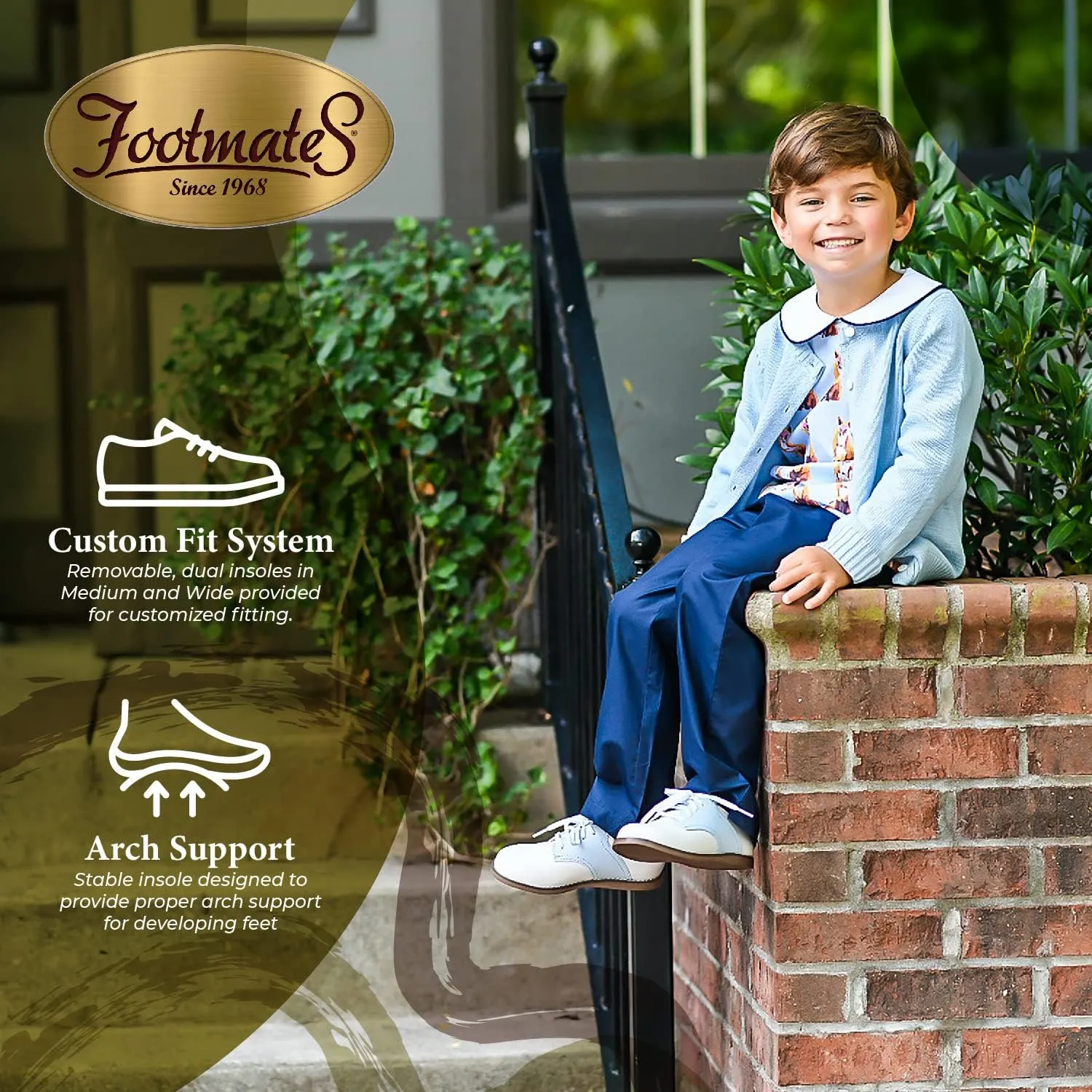 FootMates Cheer 3 Lace-Up (Infant/Toddler/Little Kid)