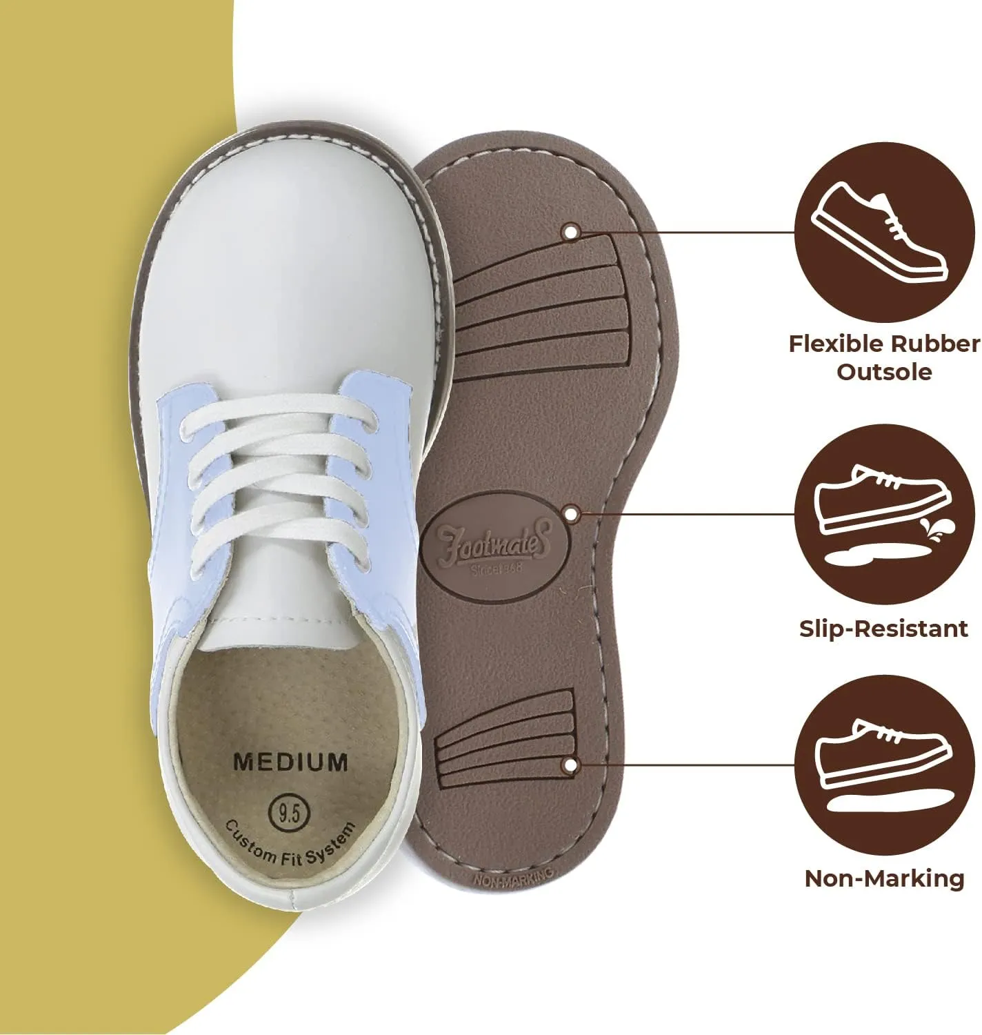 FootMates Cheer 3 Lace-Up (Infant/Toddler/Little Kid)