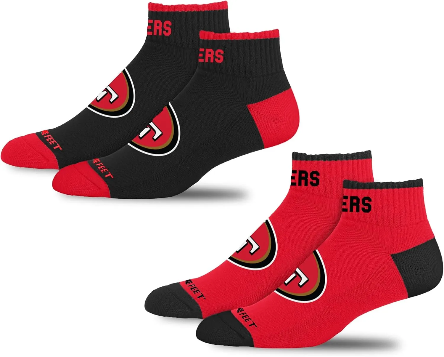 For Bare Feet Front and Center 2 Pack Team Colors