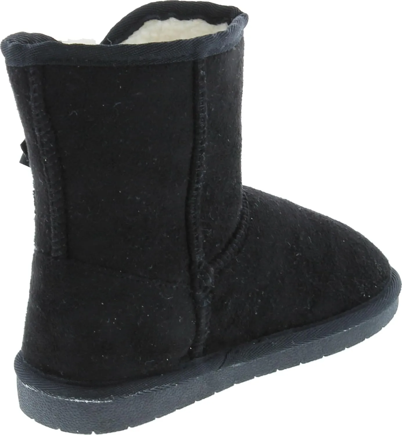 Forever Link Ann 36K Little Girls Shearling Bowtie Fur Boots