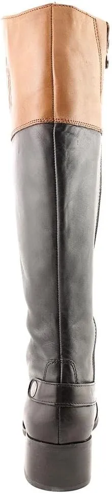 Franco Sarto Women's Chip Wide Calf Tall Riding Leather Boot