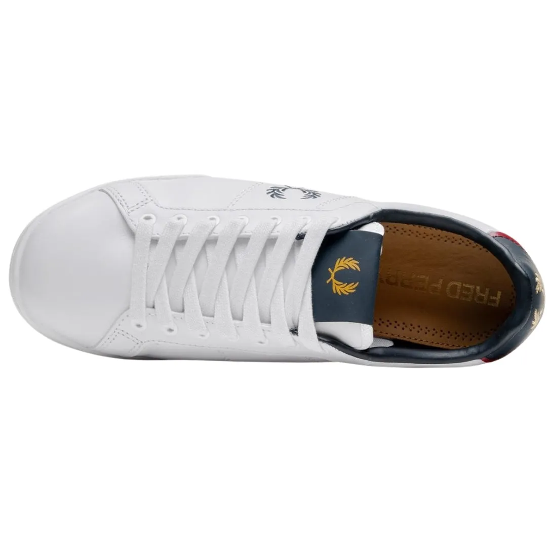 Fred Perry Mens B4294 100 Trainers White