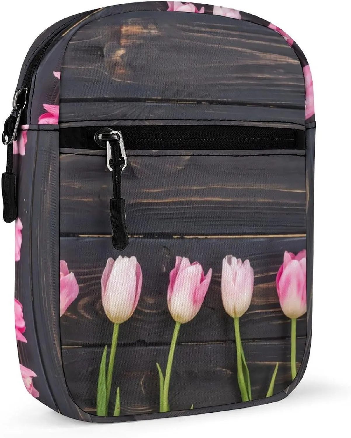 Freshly Picked Tulips Crossbody Bag Small Shoulder Bag Waterproof, Lightweight And Convenient
