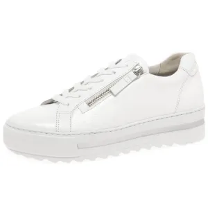 Gabor 46.498 Heather Platform Trainer-WHITE