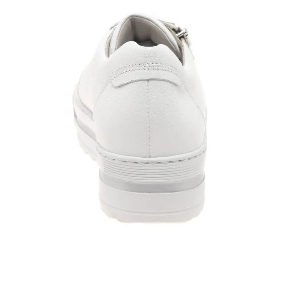 Gabor 46.498 Heather Platform Trainer-WHITE