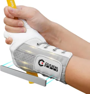 GAIARENA Golf Wrist Brace Wrist Hinge Swing Aid, Efficient Golf Swing Training Equipment Wrist Hinge Trainer to Correct Wrist Angle & Develop Muscle Memory for Golf Beginners