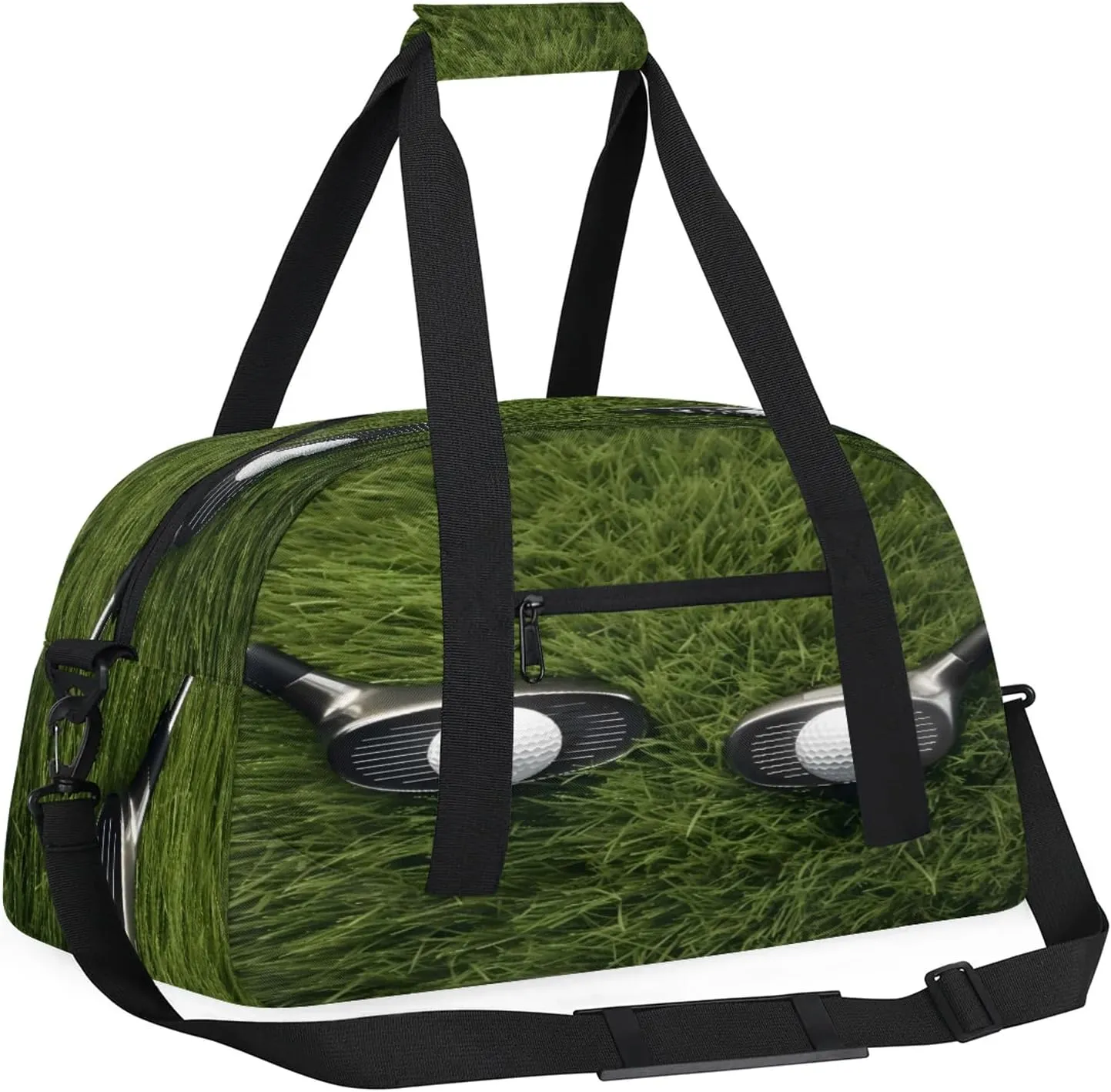 Golf Ball Small Gym Bag 18 inch Carry On Duffel Bag for Weekender Travel Sports Workout Yoga Gymnastics Dance Ballet