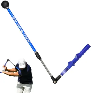 Golf Swing Trainer aid - Golf Training aid to Improve Hinge, Forearm Rotation, Shoulder turna and Grip.Portable Collapsible Swing Trainer Equipped with Golf Grip Trainer
